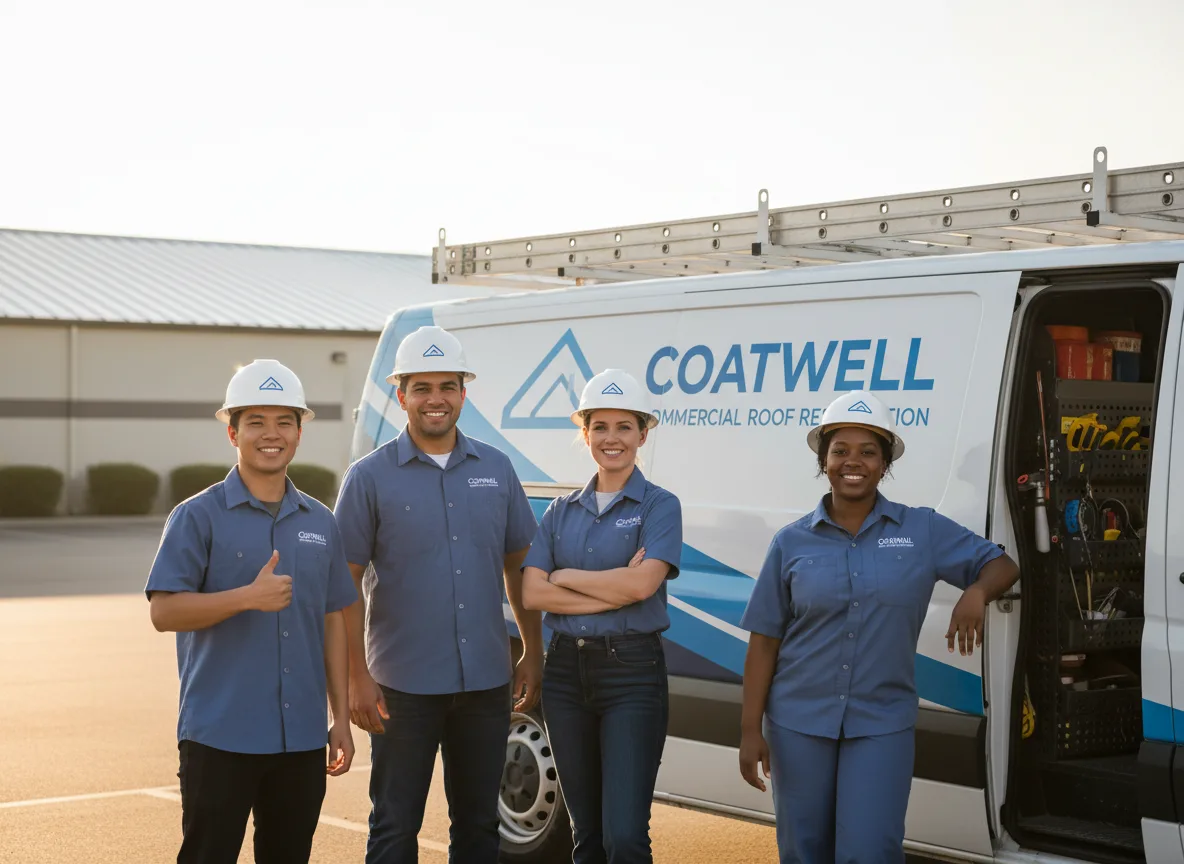 Commercial roof coating company in Atlanta, KS