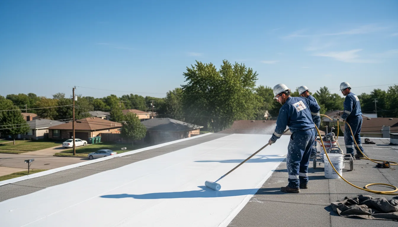 Commercial roof coating in Atlanta, KS near me